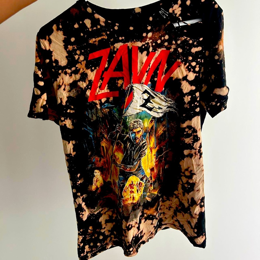 Custom Zayn Malik Zombie Bleached Graphic T-shirt